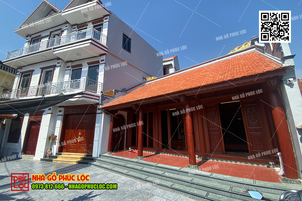 Nhà gỗ và nhà ngang tối ưu công năng sử dụng